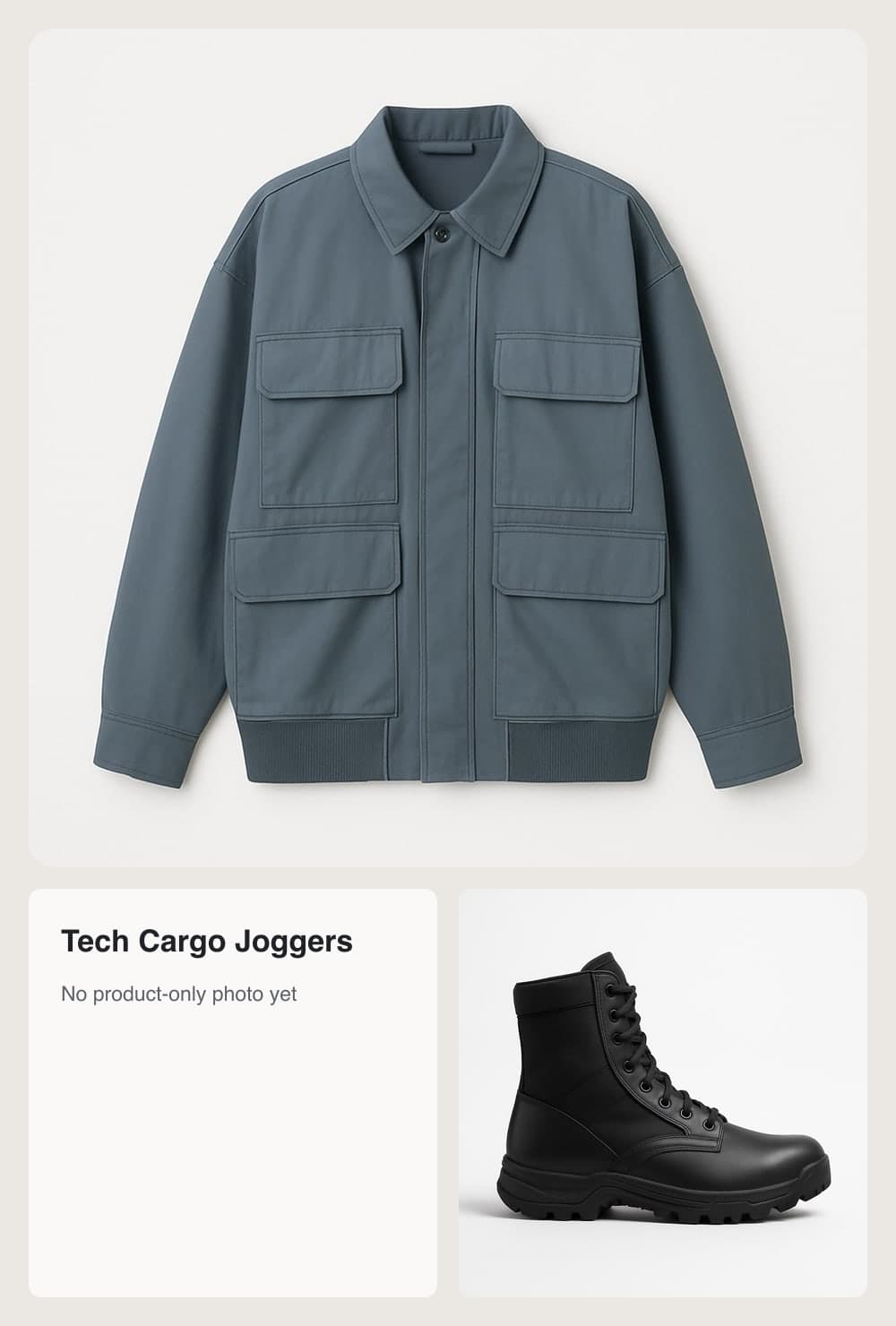 Workwear Denim ensemble