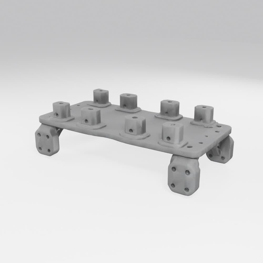 Cross-Quadruped Saddle Mount Kit