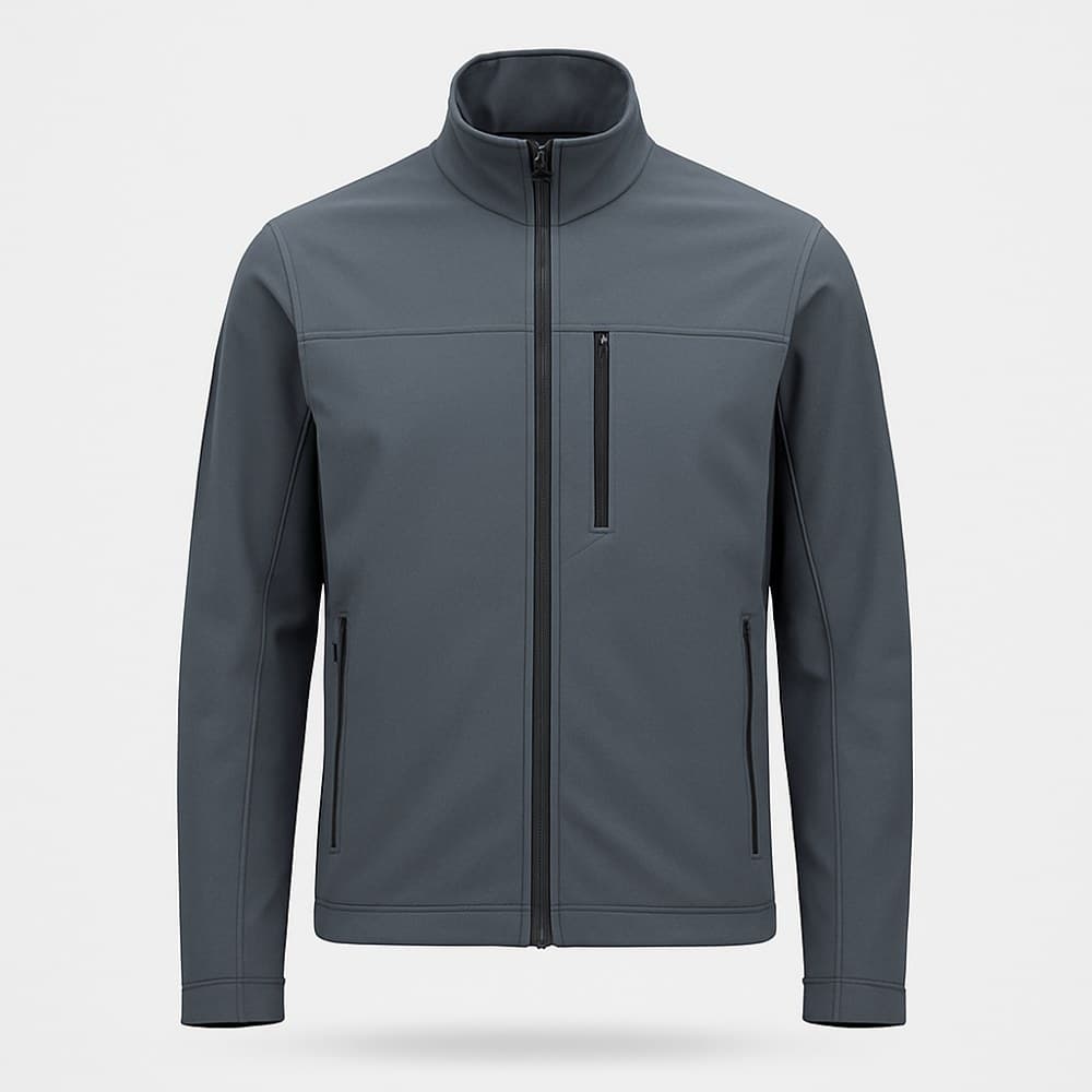 Figure 03 Softshell-Style Jacket — Battery-Pack-Aware Cut