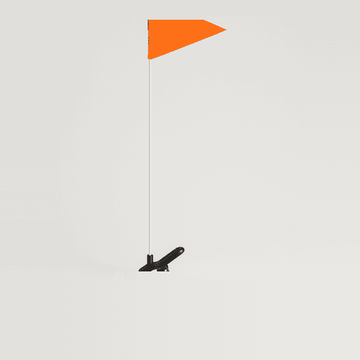 Clamp-On Pennant Flag