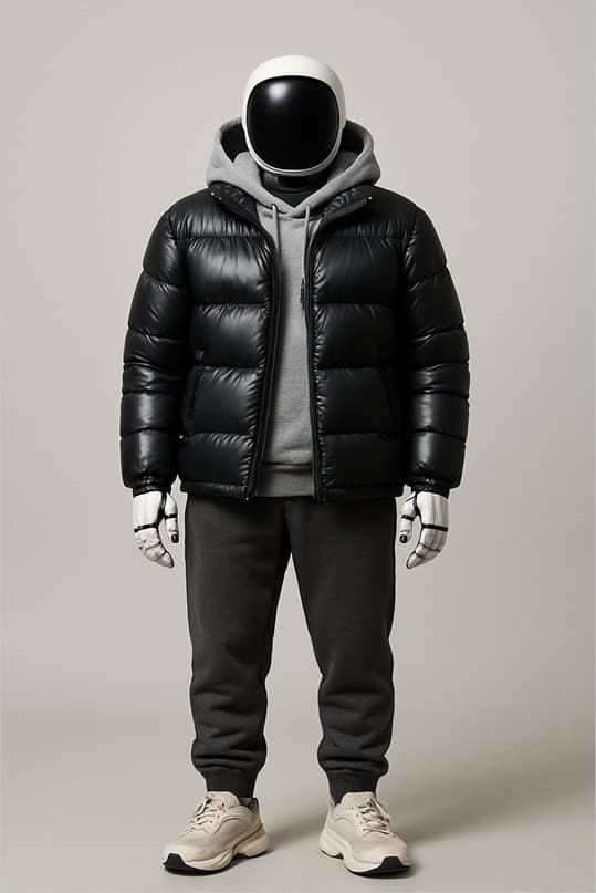 UBTECH Walker S2 in RoboWear puffer fit