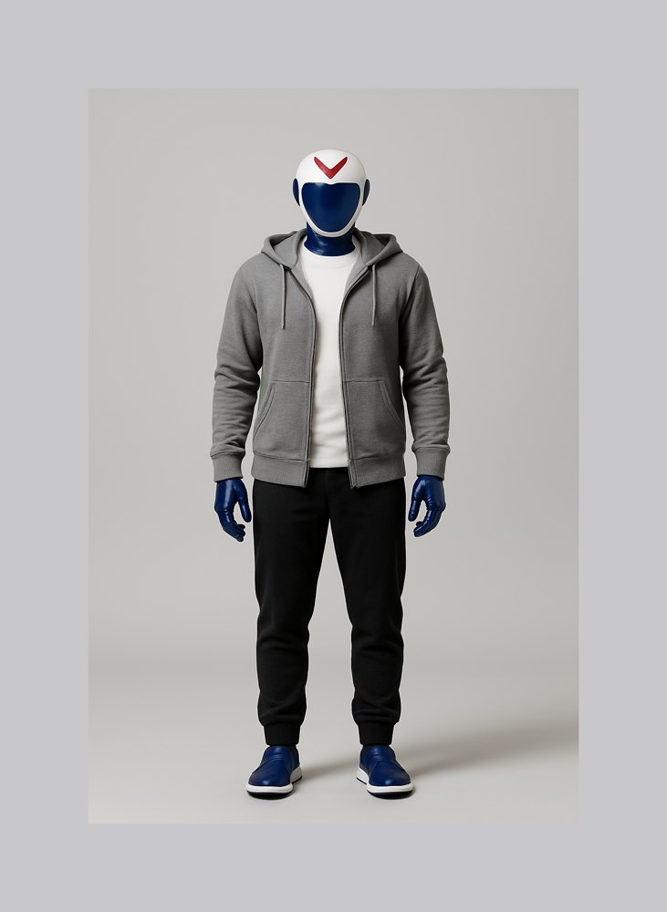 Unitree R1 dressed in RoboWear